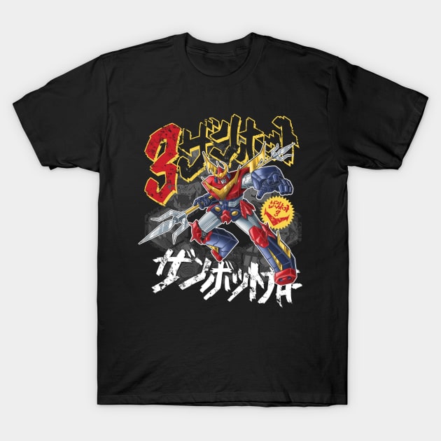 Zambot 3 Mecha Anime Cartoon 80s T-Shirt by TEEWEB